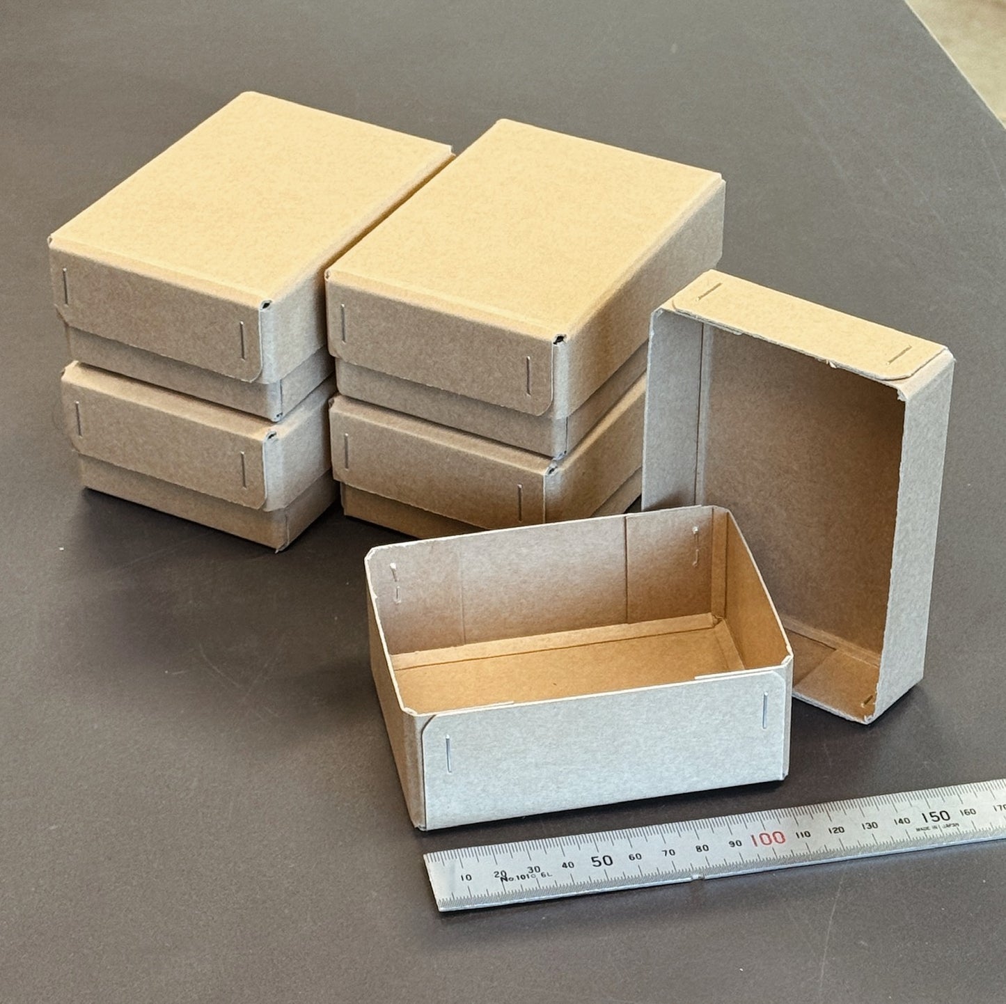 Tynd brun æske - 5 stk.