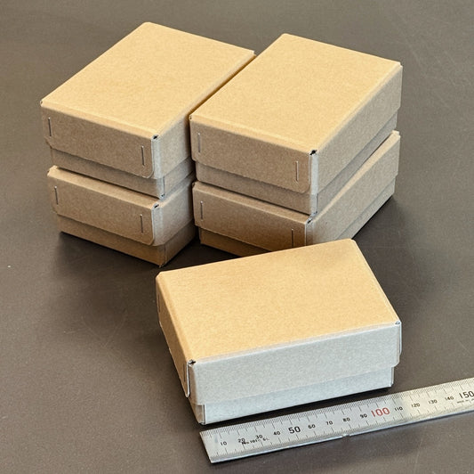 Tynd brun æske - 5 stk.